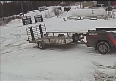 Belle-Baie : vol d&rsquo;une remorque utilitaire