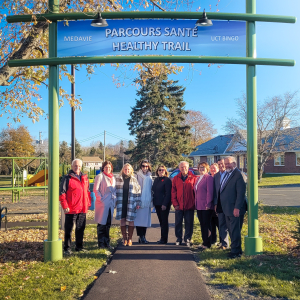 Hôpital régional Chaleur : inauguration du Parcours santé