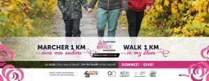 Marcher 1 km dans mes souliers : l’objectif dépassé