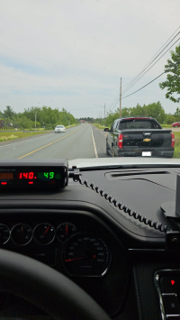 Péninsule acadienne : un automobiliste épinglé pour excès de vitesse