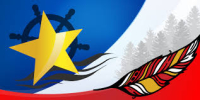 Belle-Baie : lev&eacute;e du premier drapeau